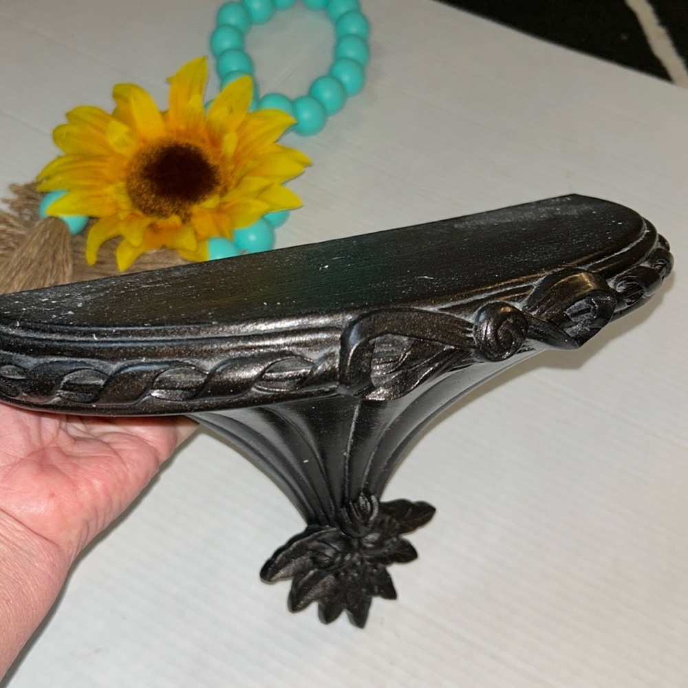 Elegant Black Wall Shelf